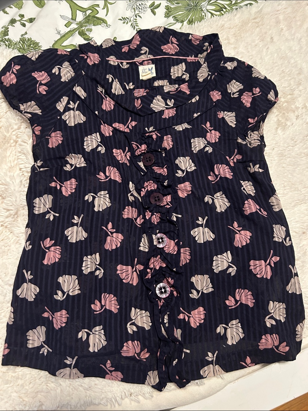 Anthropologie Edme & Esyllte Ginko Blouse 4